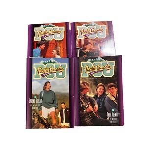 PACIFIC CASCADES UNIVERSITY‎ BOOK Lot of 4 Christian Romance Vintage 1990s